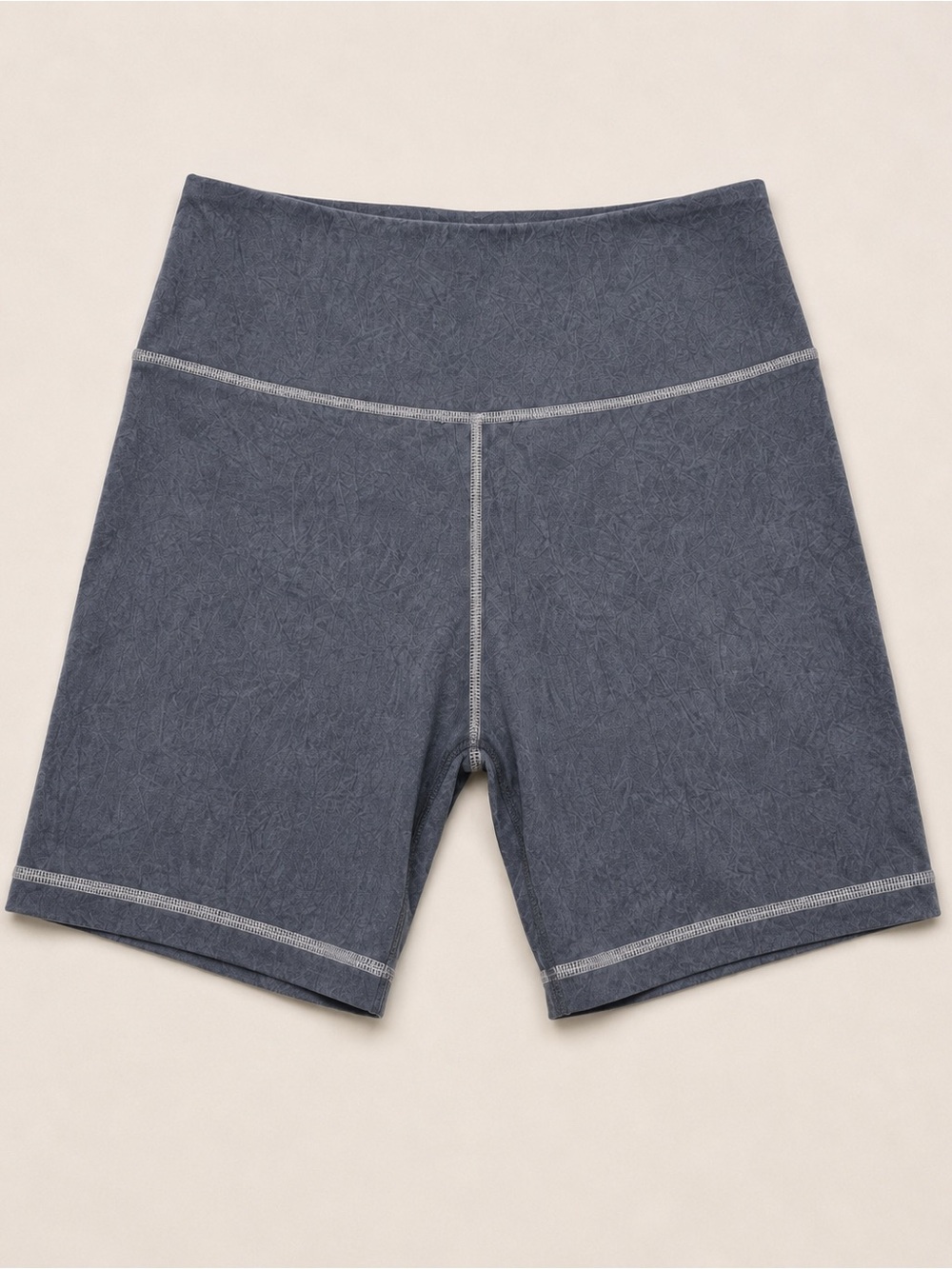 ZYIA High Rise Biker Shorts Slate Gray Athletic Compression Shorts